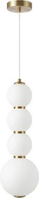 LED висящ полилей LHJ114-4CP четкано злато