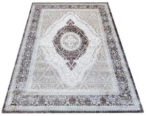 Изключителен кафяв килим във винтидж стил Ширина: 80 см | Дължина: 150 см