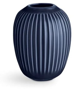 Тъмносиня ваза от керамика Hammershoi, ⌀ 8,5 cm Hammershøi - Kähler Design