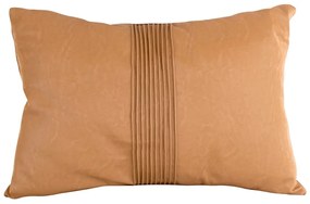 Кафява възглавница в цвят коняк PT Living Leather Look, 50 x 30 cm - PT LIVING