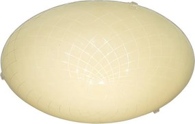 Плафониера БЮТИ LED, ø400, екрю гланц, 18W, 4000K