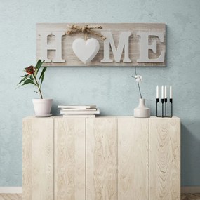 Картина на платно – С надпис Home във винтидж вариант