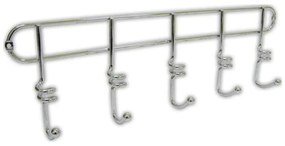 Стенна закачалка TWIST 4,3x14,5 cm лъскав хром