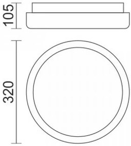 Лампа за таван Ring Α LED-15W