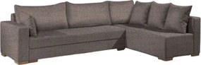Ъгъл диван Trendy-Left-285φ 185β cm.-Ash