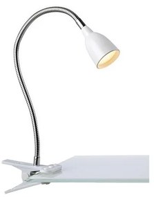 Markslöjd 106091 - LED Настолна лампа с щипка TULIP LED/3W/230V бяла