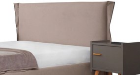 Тапицирано легло Paris-Mocca-110 x 200-Χωρίς μηχανισμό ανύψωσης