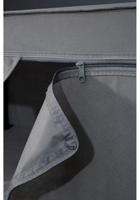 Сив текстилен гардероб 90x160 cm Dara – Premier Housewares