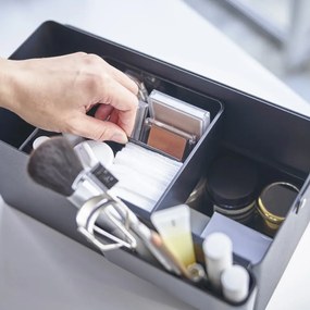 Черен метален органайзер за баня за козметика - YAMAZAKI