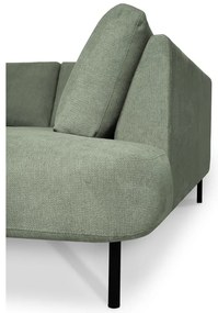 Зелен ъглов диван (десен ъгъл/"U" форма) Hero – Scandic