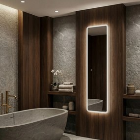 Огледало LED 150x50cm MOL-SQ