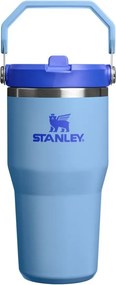 Син термос от неръждаема стомана 600 ml IceFlow™ Flip Straw 2.0 Tumbler Blue Sky – Stanley