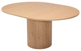 Кръгла сгъваема маса за хранене от дъб ø 115 cm Malaga - Bonami Selection