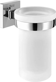 Чаша за четка за зъби, A816821001, Roca, метал, полиран, 11х7.5х12см