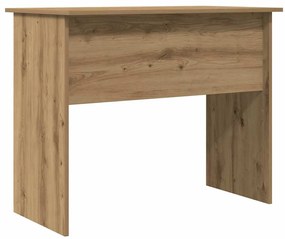 855977 vidaXL Бюро, дъб артизан, 90x50x74 см, инженерно дърво