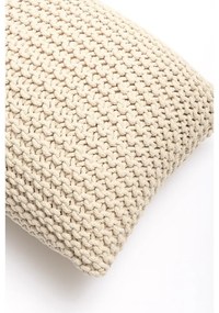 Бежова плетена възглавница Pouffe - Bonami Essentials