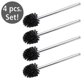 WENKO 24089800 - Четка за тоалетна, 8x35 см, неръждаема стомана/сребриста/черна