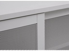 Сива метална маса за телевизор 160x55x45 cm Veep – Unique Furniture