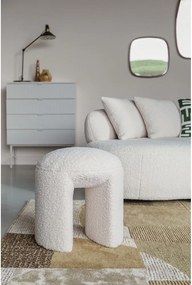 Кремав тапициран стол Noxx – White Label