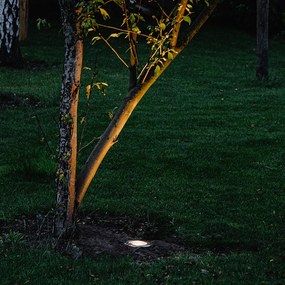 Комплект от 6 модерни външни наземни прожектора от неръждаема стомана IP65 регулируеми - Delux