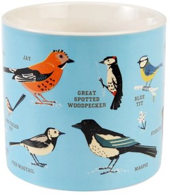 Синя/кремава керамична чаша 350 ml Garden Birds – Rex London