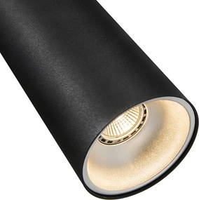 Интелигентна висяща лампа черна вкл. WiFi GU10 - Tubo