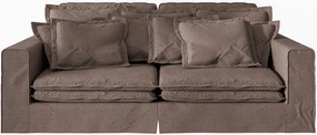 Кафяв диван 236 cm Nora – Ropez