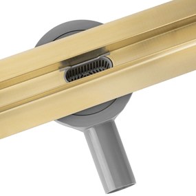 Линеен отводнител REA Neox Slim pro Brush Gold 70