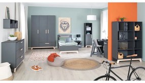 Черно детско легло 90x200 cm Jara - Roba