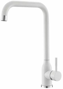 Смесител за кухня 7107005, Inter Ceramic, бял, 23.6х35.2см