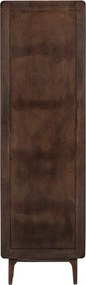 Шкафче от масивно манго в тъмно естествен цвят 60x200x35 cm Liya – WOOOD