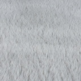 Светлосива синтетична кожа 200x290 cm Ivy Luxury Fur – Flair Rugs