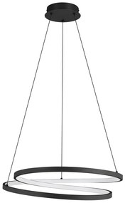 Черно LED висящо осветително тяло ø 55 cm RUOTALE – EGLO