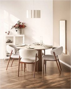 Кръгла трапезна маса с керамичен плот ø 120 cm Delphi – House Nordic