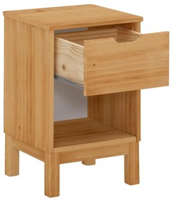 Нощно шкафче от масивен бор в естествен цвят Post – Støraa