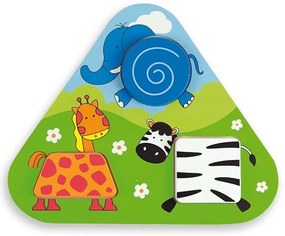 Andreu Toys - Триъгълен пъзел Джунгла
