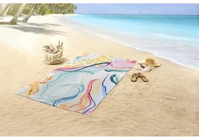 Кадифена плажна кърпа 100x180 cm Magic – Good Morning