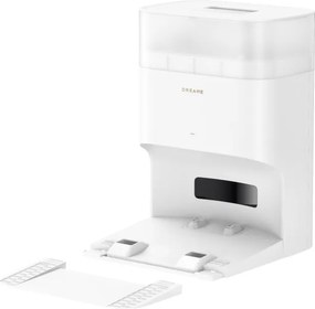 Прахосмукачка робот Dreame L10s Plus RLL42SD, 7000 Pa, 5200 mAh, 60W, До 145 м2, Станция за зареждане и автоматично изпразване, Автономия 155 мин, Бял