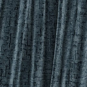 Сиво-синьо двойно легло 140x200 cm тапицирано с място за съхранение с включена подматрачна рамка Voliera – Maison de Rêve