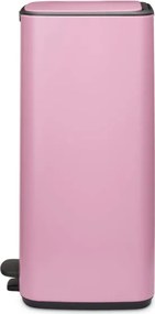 Кош за боклук Brabantia Bo Pedal 1010447, 30 л, Леко затваряне, Противоплъзгаща основа, Розов