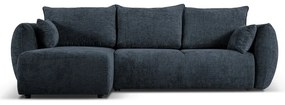 Тъмносин ъглов диван (ляв ъгъл) Matera - Cosmopolitan Design