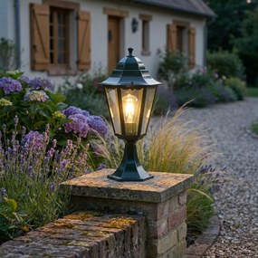 Класическа основа за външен фенер тъмнозелен IP44 - Ню Орлиънс