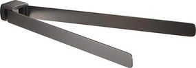 Gedy - Стенна закачалка за кърпи PIRENEI 35,9 cm сив металик