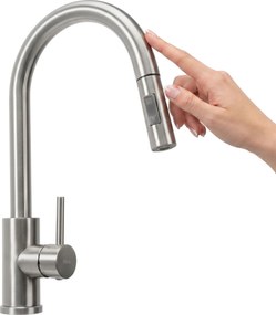 Смесител за кухня Rea Fresh Touch Brush Nickel