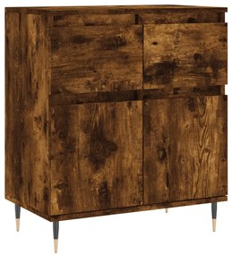 831113 vidaXL Сайдборд, опушен дъб, 60x35x70 см, инженерно дърво