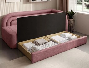 Разтегателно легло Fanuci - Розово - Дясно