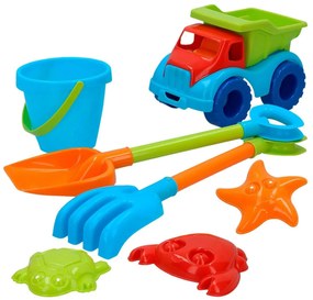 Комплект плажни играчки Colorbaby 18 cm Камион 7 Части