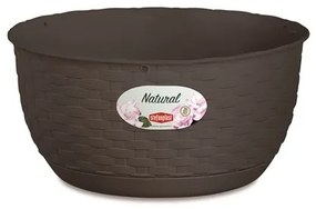 Stefanplast - Кашпа панер Natural Line 30 см - мока