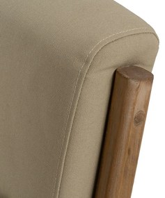 Бежово кресло Weave – Ixia