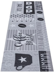 Сив килим 50x150 cm Its Time for Espresso - Hanse Home